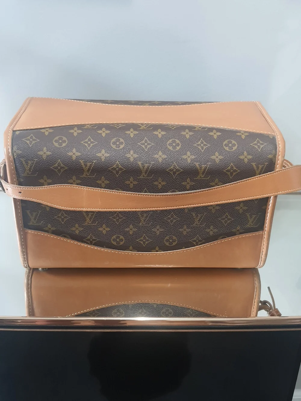 Louis Vuitton Brown Monogram French Company Train Case